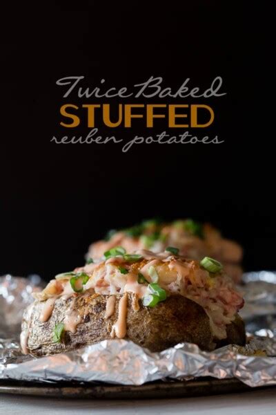 Twice Baked Stuffed Reuben Potatoes Nutmeg Nanny