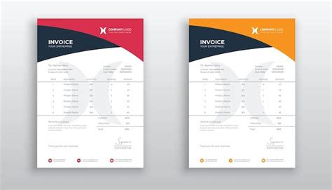 Premium Vector Creative Modern Invoice Template For Your Business