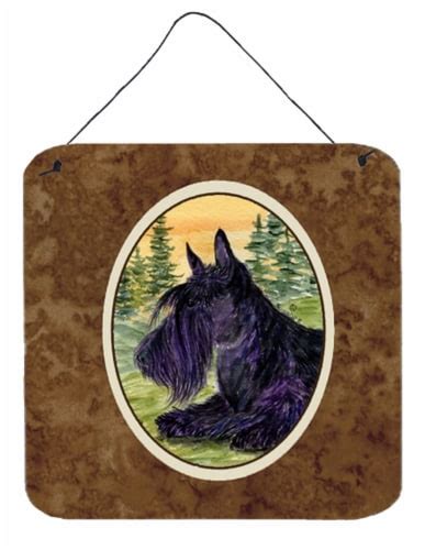 Carolines Treasures Ss8511ds66 Scottish Terrier Wall Or Door Hanging Prints 6hx6w Qfc