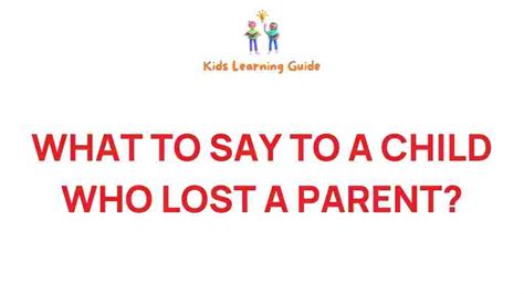 Navigating the Conversation: Supporting a Child After Loss