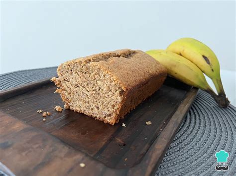 Budín de banana con harina integral Receta FÁCIL