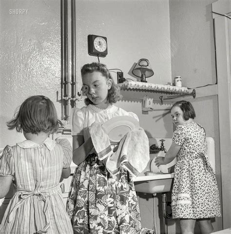 Shorpy Historic Picture Archive Wash And Dry 1943 High Resolution Photo