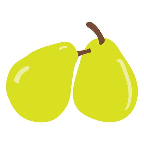 Premium Vector Pear Fruit Icon Vector