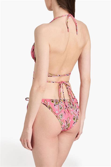 PUCCI Printed Triangle Bikini THE OUTNET