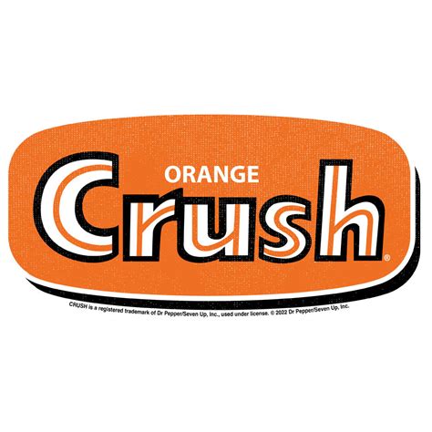 Retro Orange Crush Logo Tank Top White Tee Luv