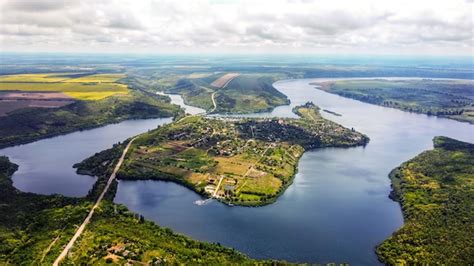 Premium Photo | Aerial drone view of nature in moldova