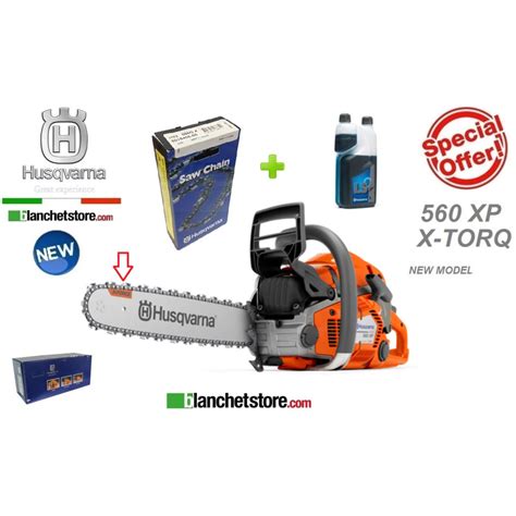 Motosega Husqvarna 560XP XTorq Completa Di Barra 18 50 E Catena