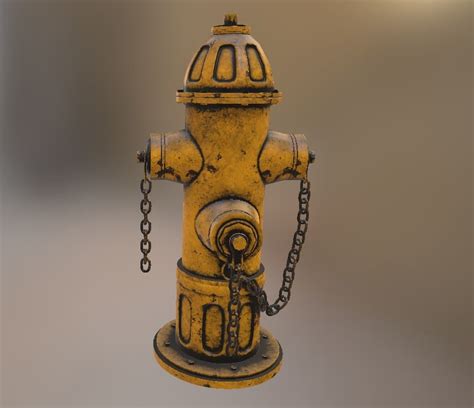 Artstation Fire Hydrant 3d Model