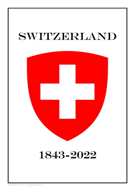 Switzerland Helvetia 1843-2022