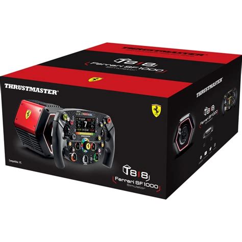 Thrustmaster T Ferrari Sf Simulator Direct Drive Stuur Zwart Rood