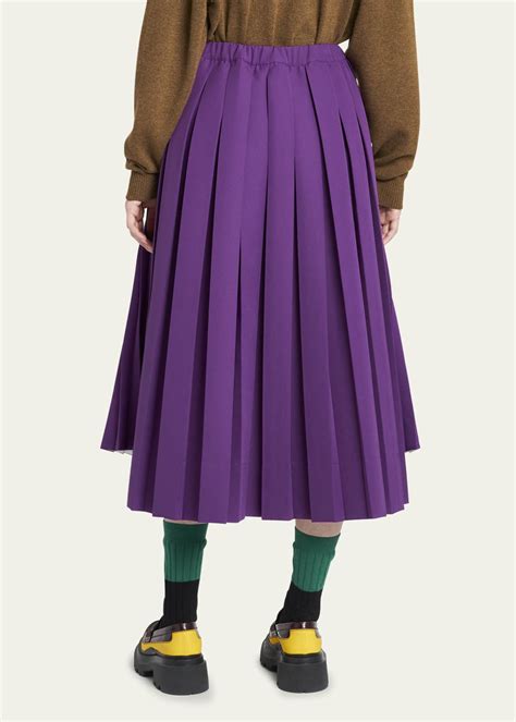 Plan C Asymmetric Pleated Midi Skirt Bergdorf Goodman