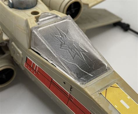 Stl File Vintage Kenner X Wing X Wing Battle Damaged Canopy Hasbro Part