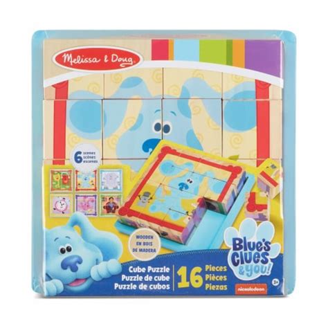 Melissa And Doug Blues Clues And You Wooden Cube Puzzle 1 Unit Smith