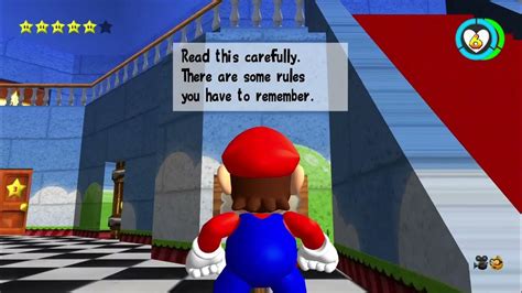 Super Mario 64 Render96 Omm V6 1 2 Pink Gold Star Inside The