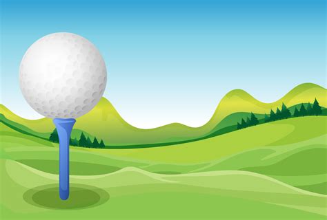 Golf Ball On Tee Vector Art, Icons, and Graphics for Free Download