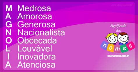 Significado Do Nome Magnólia