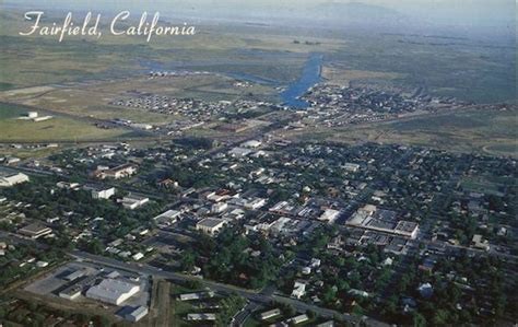 Helicopter View of Fairfield California Postcard