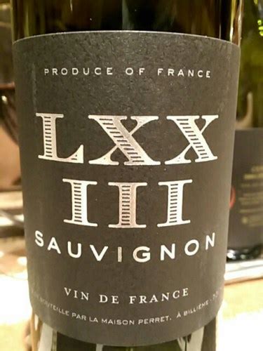 La Maison Perret Lxx Iii Sauvignon Vivino Us