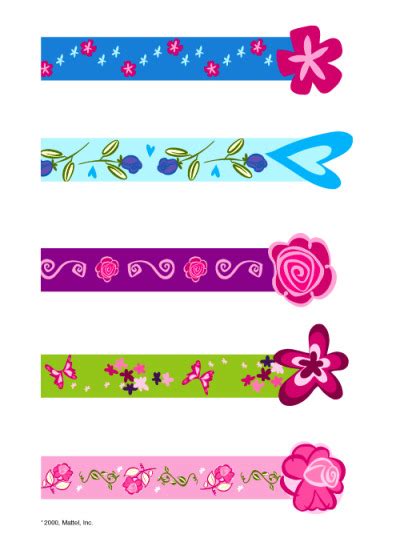 Barbie Printable Bookmarkers From 2000 Tumbex