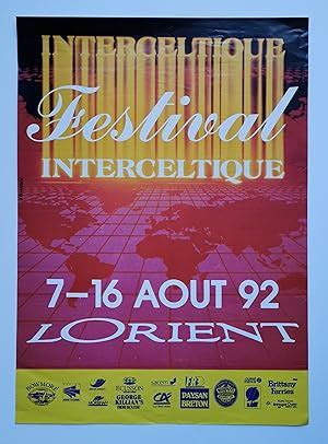 Affiche Festival Interceltique De Lorient Illustr E Par H