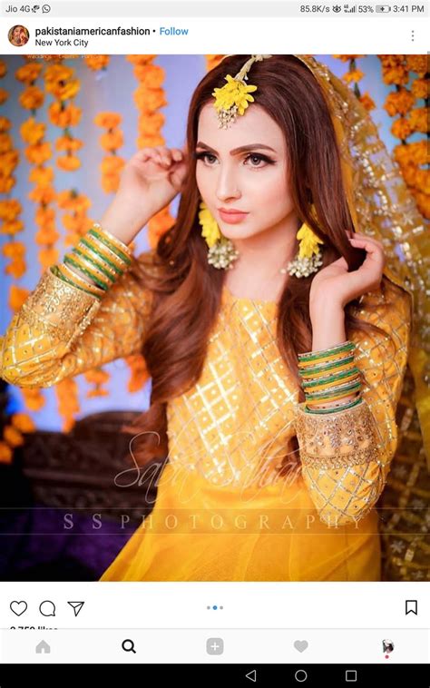 Pakistani Mehndi Dress Bridal Mehndi Dresses Pakistani Bride