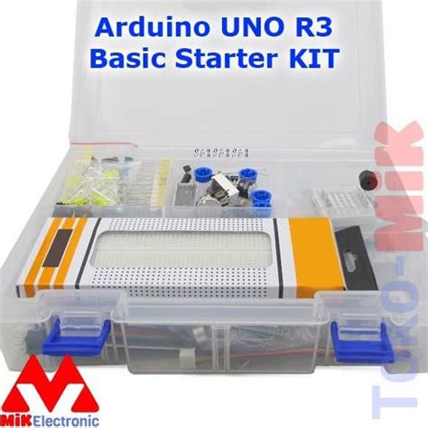 Jual Arduino Uno R3 Basic Starter Kit Belajar Learning Kit Arduino