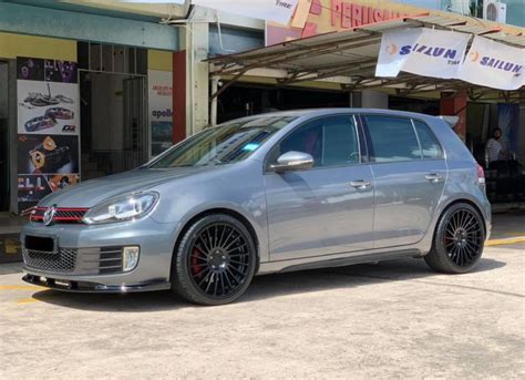 Volkswagen Golf Gti Mk6 Grey Rotiform Ind T Wheel Wheel Front