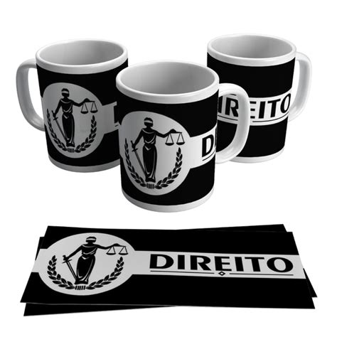 1 Caneca Xícara Profissão Direito Advogado Caixa Presente Leroy Merlin