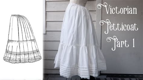 1890s Victorian Petticoat Part 1 Youtube