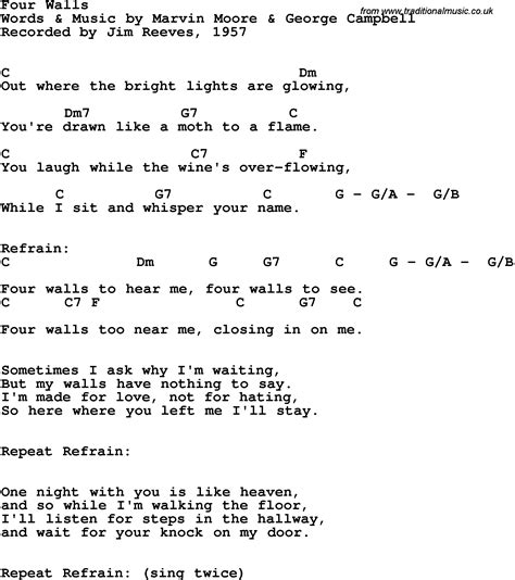 Jim Reeves Guitar Chords