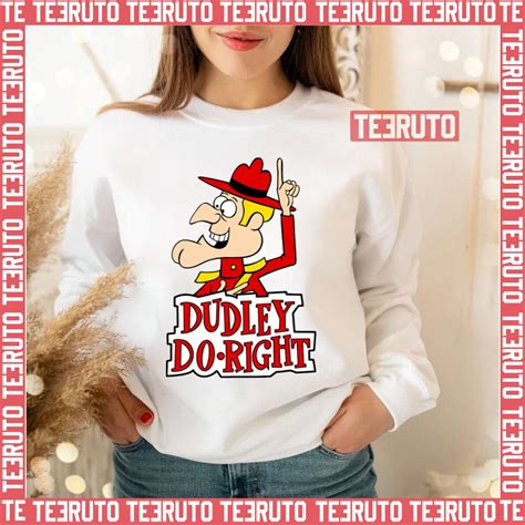 Dudley Do Right Rocky And Bullwinkle Red Unisex T Shirt Teeruto