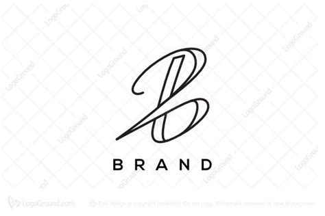 Letter B Signature Logo | B letter logo, Typographic logo, Signature logo