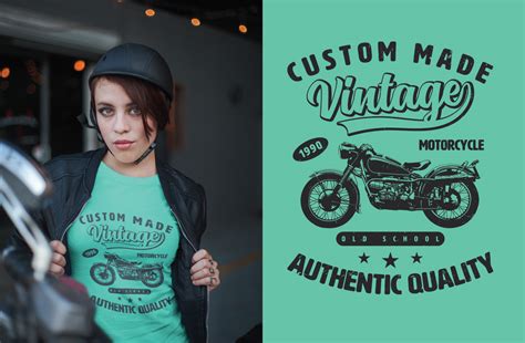 VINTAGE MOTORCYCLE T-SHIRT DESIGN on Behance