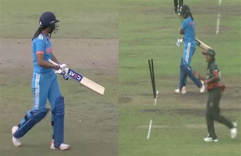 Harmanpreet Kaur Harmanpreet Kaur Got Angry With The Umpire After