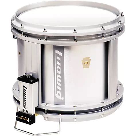 Open Box Ludwig LFF024D USA 14 X 12 Marching Snare Drums White Drum