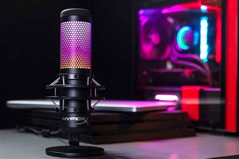 HyperX Quadcast S USB Microphone Adds RGB Lighting