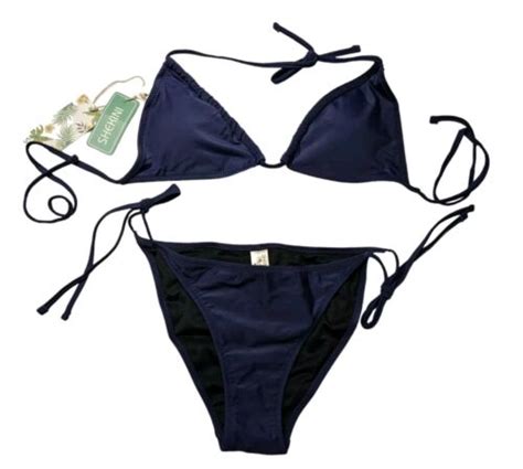 Women S Triangle Bikini Halter Sexy Bathing Suit String Low Waisted