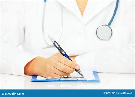 Doctor S Documents Stock Image Image Of Person Equipment 31352845