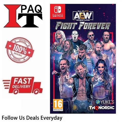 Nintendo Switch Aew Fight Forever All Elite Wrestling Fight