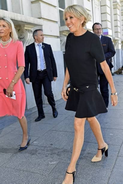 Brigitte Macron, wife of French President, arrives to take part in a ...