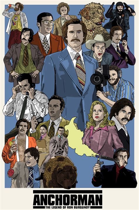 Anchorman: The Legend Of Ron Burgundy | Poster By Richard Potter