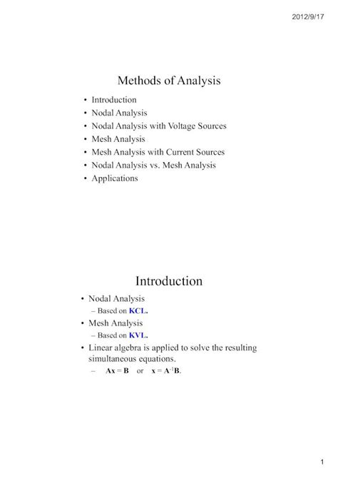 Pdf Methods Of Analysis Nodal Analysis Circuit