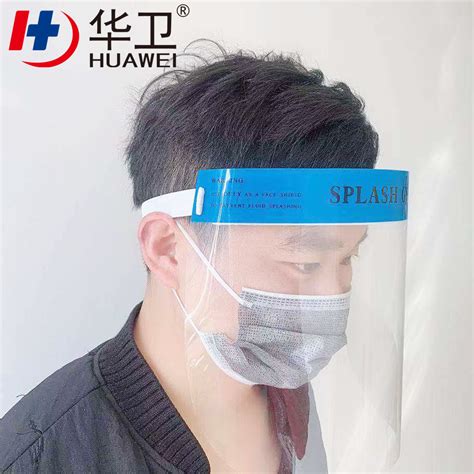 Plastic Protection Isolation Double Side Anti Fog Full Face Shield With