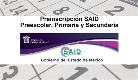 Said Edom X Fecha De Inicio De Las Preinscripciones Para