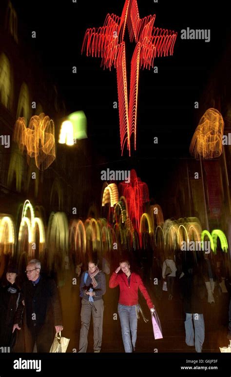 Dublin Christmas lights Stock Photo - Alamy