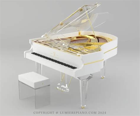 Lumiere Classic Semitransparent Piano Luxury Pianos Inc