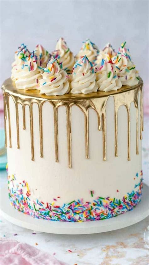 amazing golden birthday cake ideas artofit