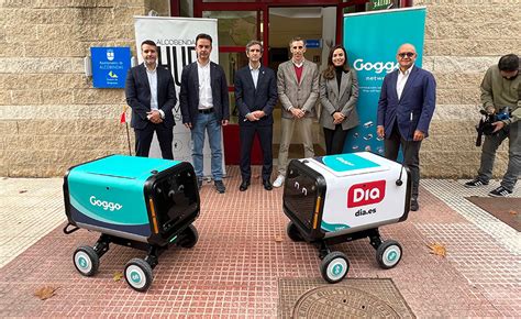 Los robots autónomos de Goggo listos para repartir Día y Telepizza