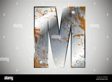 Metal letters of the alphabet Stock Vector Image & Art - Alamy