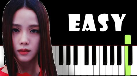 JISOO 꽃 FLOWER EASY BEGINNER Piano Tutorial YouTube